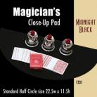 Magician's Half Circle Close Up Pad (Midnight Black) 22.5