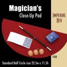 Magician's Half Circle Close Up Pad (Imperial Red) 22.5
