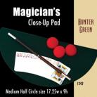 Magician's Half Circle Close Up Pad (Hunter Green) 17.25